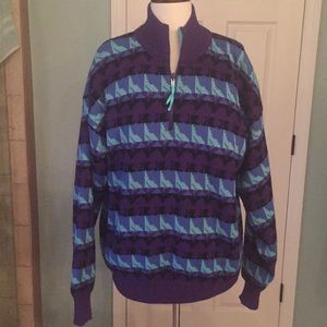 Like new Vintage serac ski sweater 1/4 zip